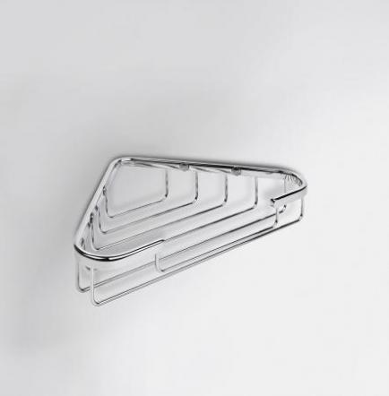 Colombo Design BASIC B2734 Угловая решётчатая полочка (хром)